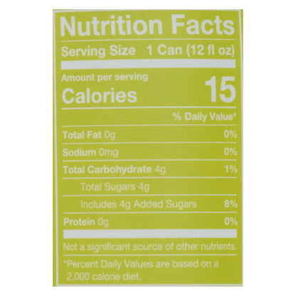 Poppi Prebio Ginger Lime Soda (Pack of 12 Cans)
