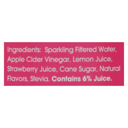 Poppi Prebiotic Soda: Strawberry Lemon (Pack of 12)