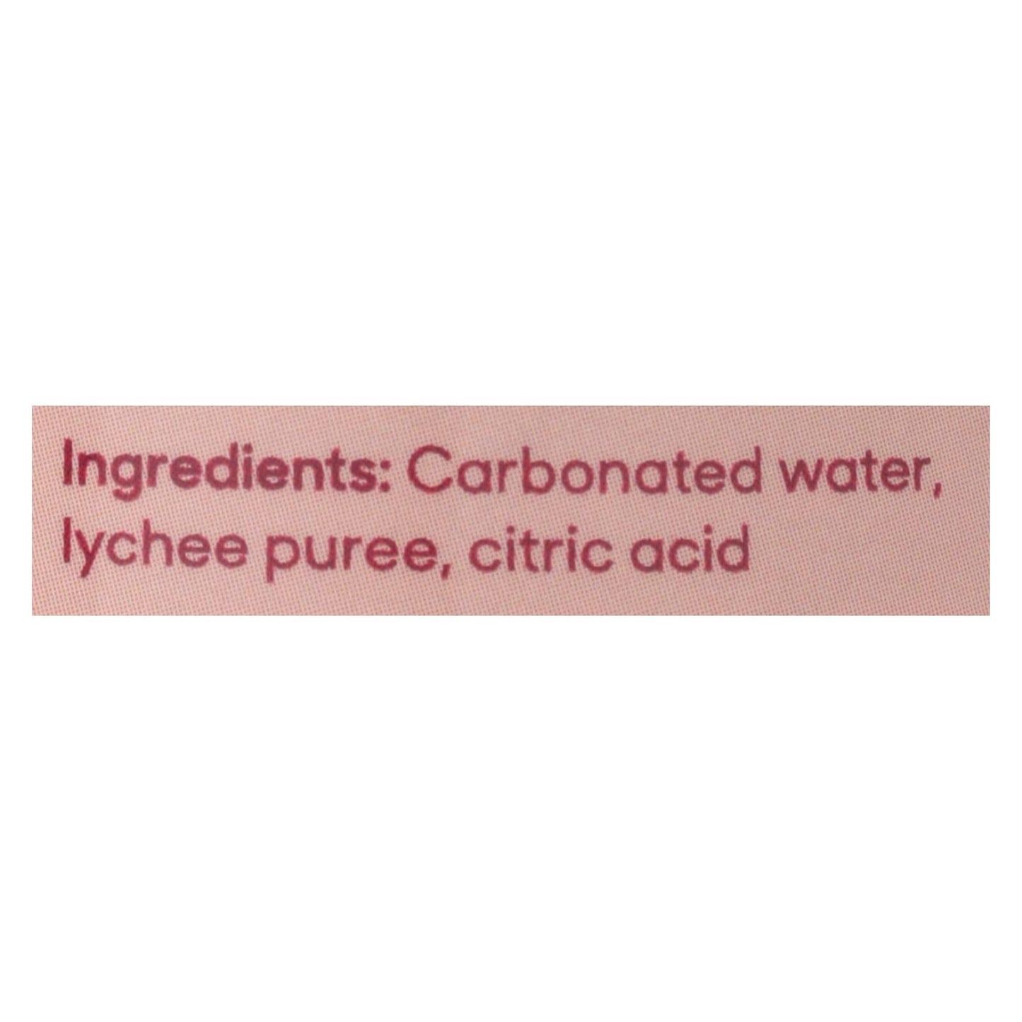 Sanzo - Sparkling Water Lychee, Pack of 12 - 12 Fl Oz