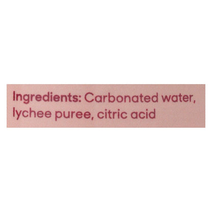 Sanzo - Sparkling Water Lychee, Pack of 12 - 12 Fl Oz