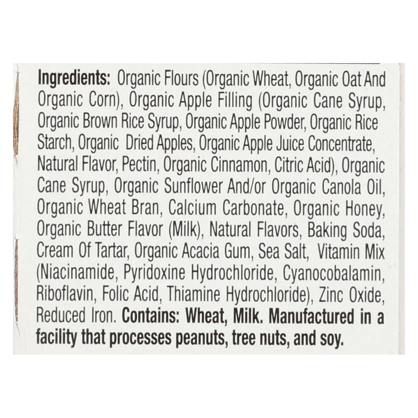 Earth's Best Sunny Days Apple Bars 4.69 Oz Pack of 6