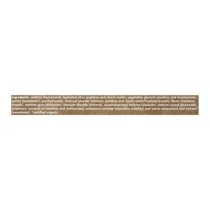Hello Products LLC ACT CHarRcoal WHiTe FlouRiDe-Free Toothpaste (Pack of 6 - 4 oz.)