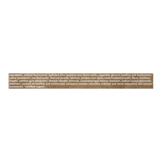 Hello Products LLC ACT CHarRcoal WHiTe FlouRiDe-Free Toothpaste (Pack of 6 - 4 oz.)
