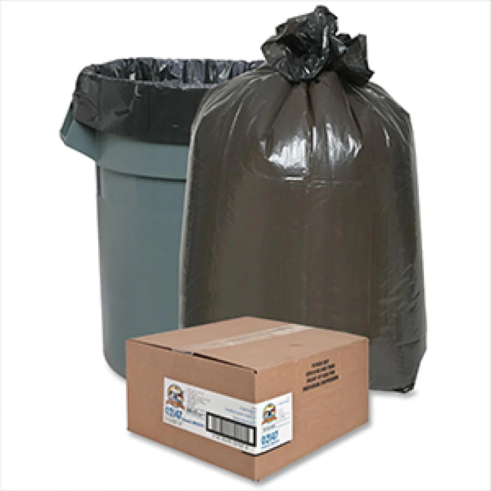 Low-Den Can Liner Black 100 ct 36" x 58" (1.3mil) 55 Gallon