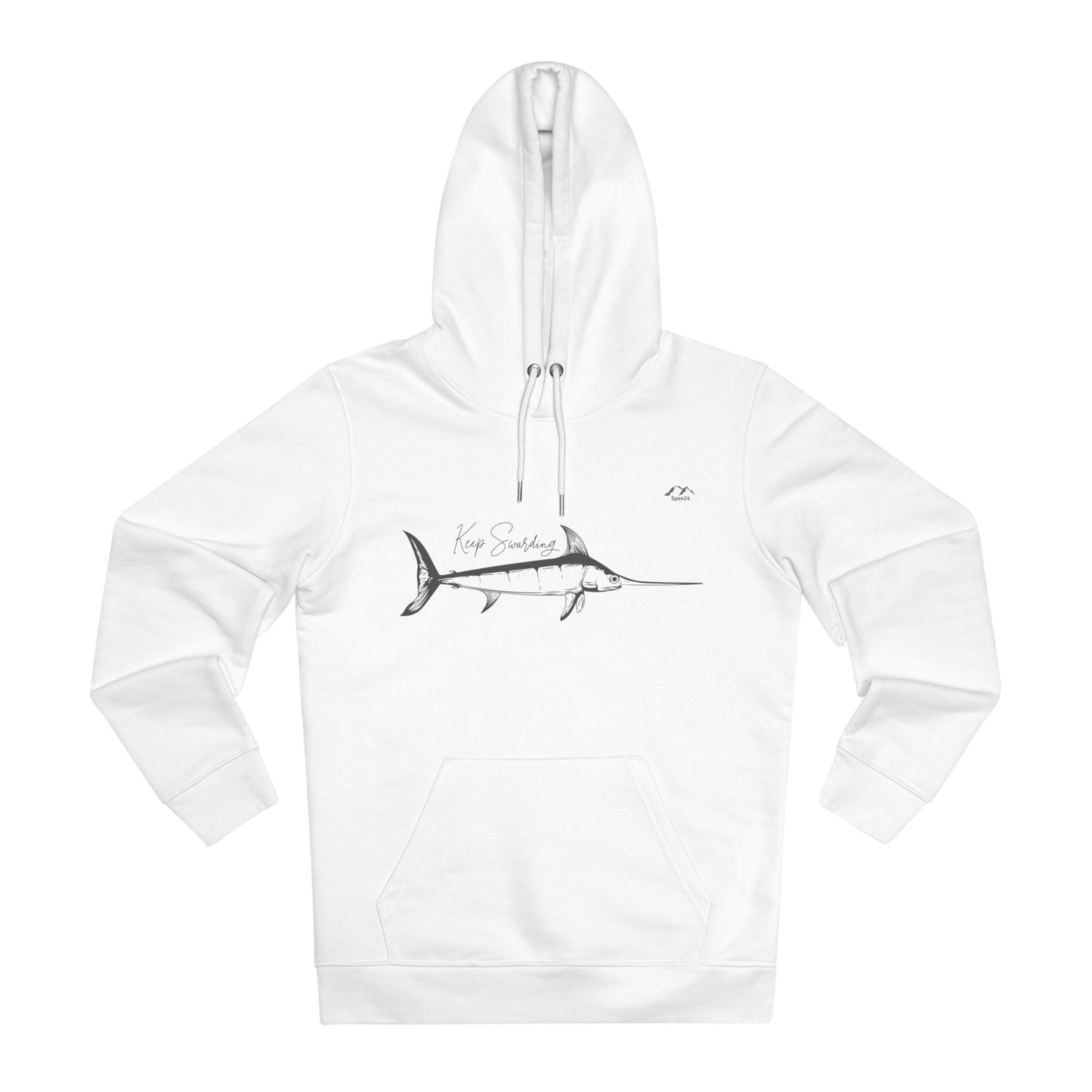 HD-054ML-24 Swordfish Hoodie Ocean Lover Swordfish Art Fishing Gift