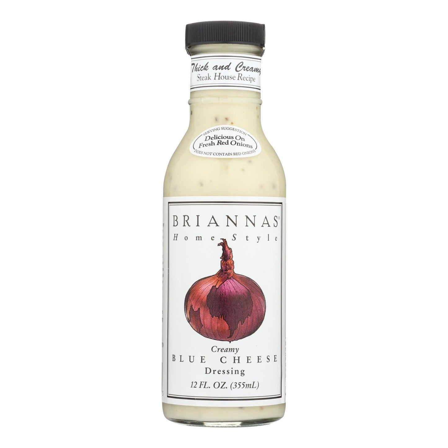 Brianna's Salad Dressing - Creamy Blue Cheese , 6 x 12 Fl Oz