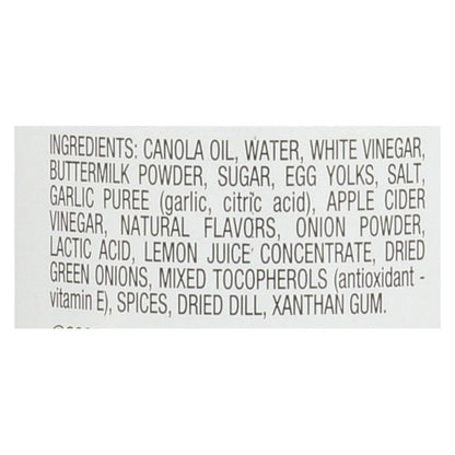 Brianna's Classic Buttermilk Ranch Salad Dressing - 6 x 12 Fl Oz Family Pack