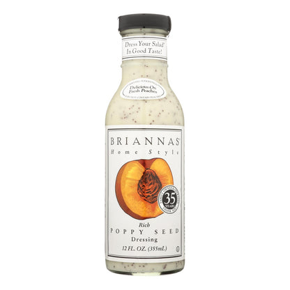 Brianna's Luscious Poppy Seed Salad Dressing (Pack of 6, 12 Fl Oz)