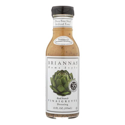 Brianna's Real French Vinaigrette Salad Dressing 6x 12 Fl Oz