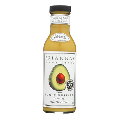Brianna's Dijon Honey Mustard Salad Dressing - 6 Pack of 12 Fl Oz Bottles