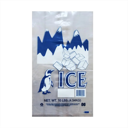 Ice Bag Plastic 12" x 22" 10 lb