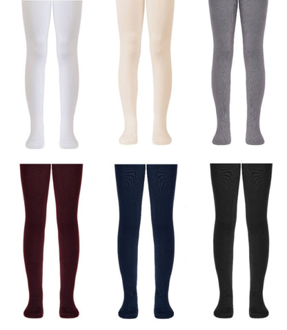 #4С-03СП(000) - #5С-07СП(000) - Tip-Top Conte-Kids Classic Solid Cotton Tights for Girls & Boys 6yr.-12yr.