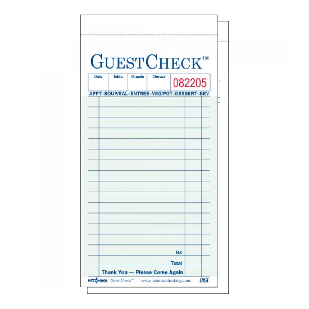 Guest Check Duplicate 50 Sht