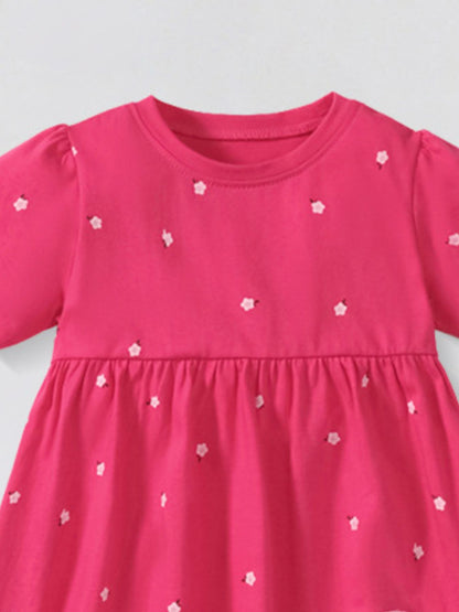 Children's Unicorn Rainbow Short Sleeve Dress