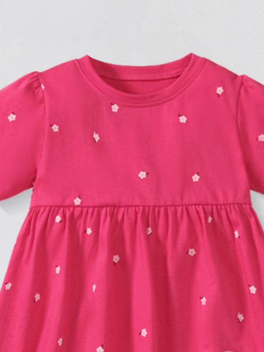 Children's Unicorn Rainbow Short Sleeve Dress