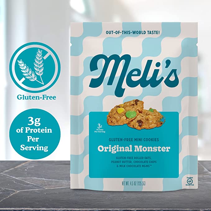 Meli's Monster Cookies - 4.5 Oz Mini Original Monster Cookies - Case of 6