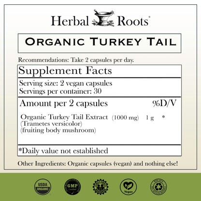 Organic Turkey Tail Mushroom