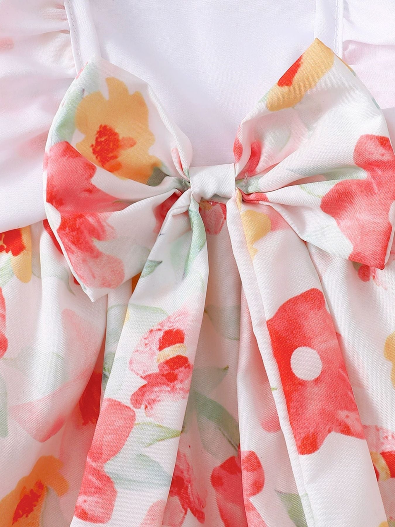 Children's Floral Print Bodysuit & Headband Set