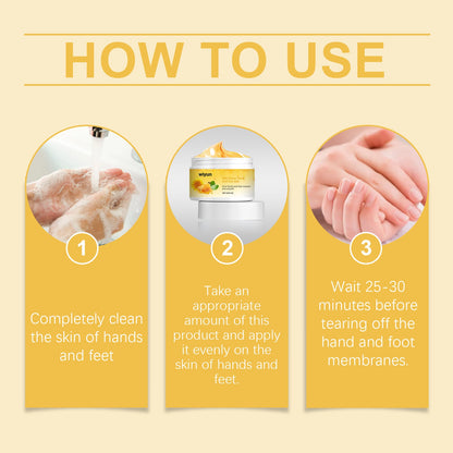 Wiyun Milk And Honey Pulls The Hand And Foot Mask, Gently Cleans Dead Skin, Restores Moisture And Nourishes Delicate Hands And Feet Skin