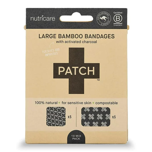 Patch Bamboo Charcoal Bandages - 10 Count (Case of 5)