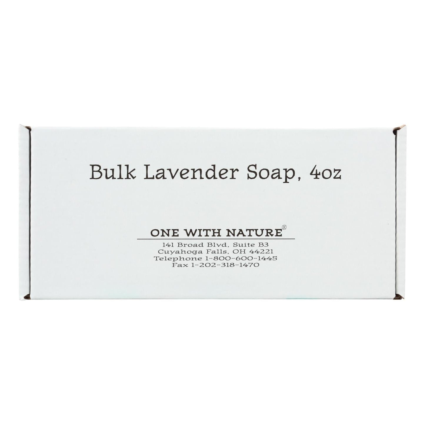One With Nature Lavender Bar Soap, 4 oz. (Case of 24)
