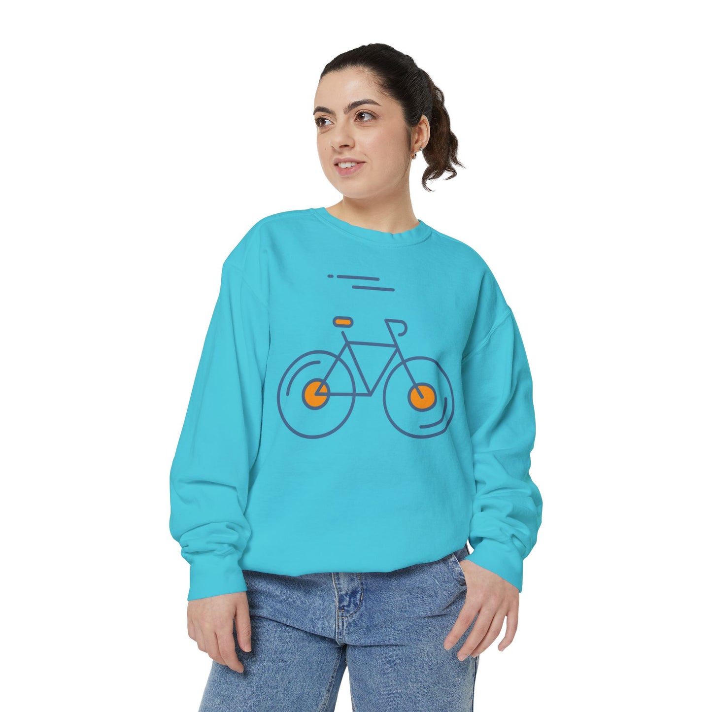 SW-063ML-24 Unisex Warm Garment-Dyed Sweatshirt