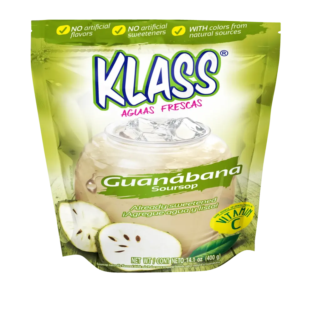 Klass Listo Guanabana Drink Mix Powder 14.1 oz