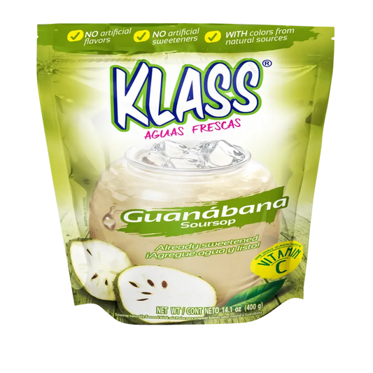 Klass Listo Guanabana Drink Mix Powder 14.1 oz