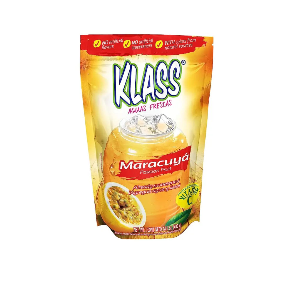 Klass Listo Maracuya (Passion Fruit) Drink Mix Powder 14.1 oz