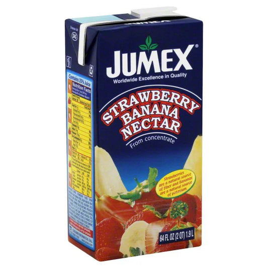 Jumex Tetra Pack Strawberry-Banana Nectar 64 oz