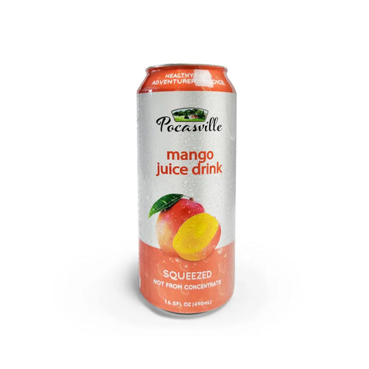 Pocasville Mango Juice Drink (30% Frut Juice) 16.5 oz