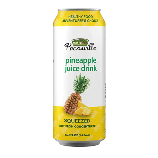 Pocasville Pineapple Juice Drink (30% Fruit Juice) 16.5 oz