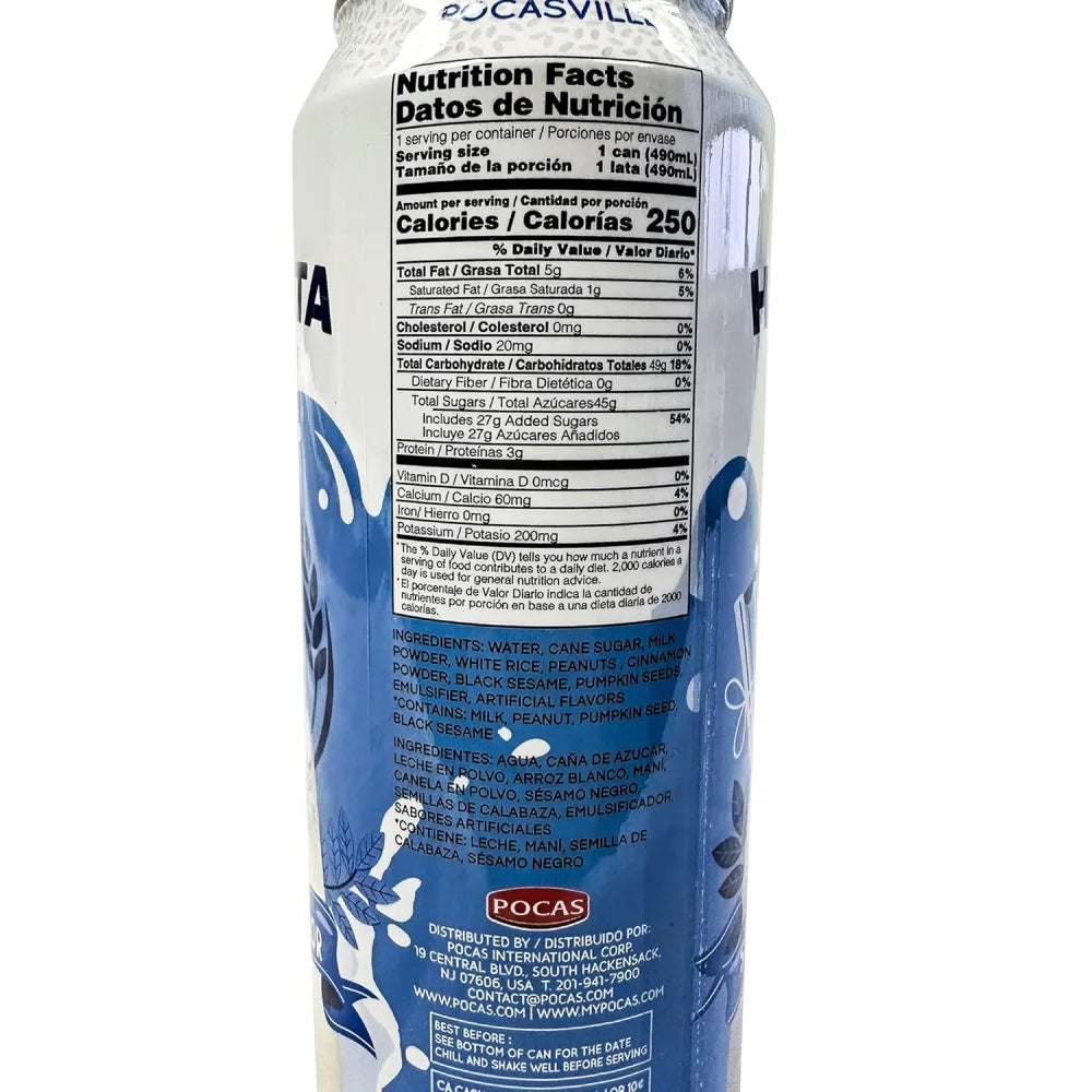 Pocasville Horchata Drink 16.5 oz