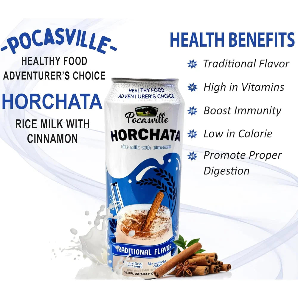 Pocasville Horchata Drink 16.5 oz
