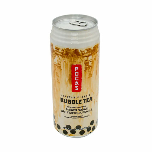 Pocas Bubble Tea Brown Sugar with Tapioca Pearls 16.5 oz