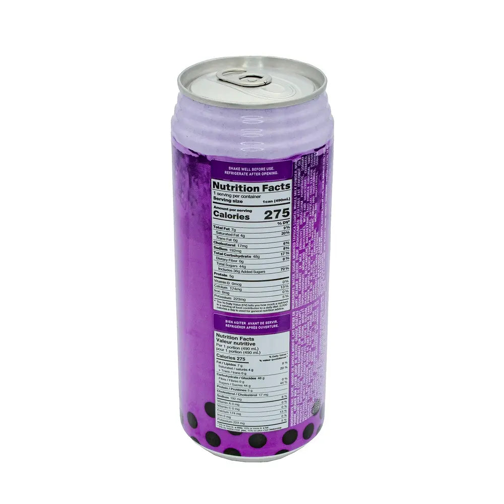 Pocas Bubble Tea Taro with Tapioca Pearls 16.5 oz