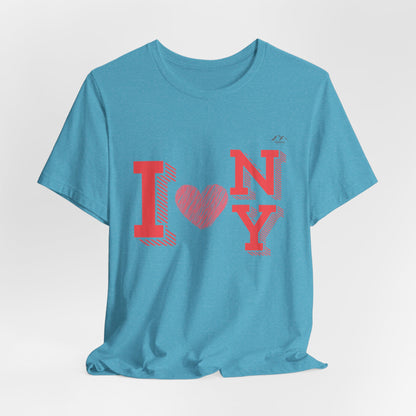 TS-080ML-24 I Love NY Newyork T Shirt Gift