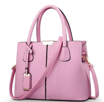 Women PU Leather Shoulder Bag Lychee Pattern Handbag Crossbody Tote Purse for Casual Party Everyday Use Shoulder Messenger Bag