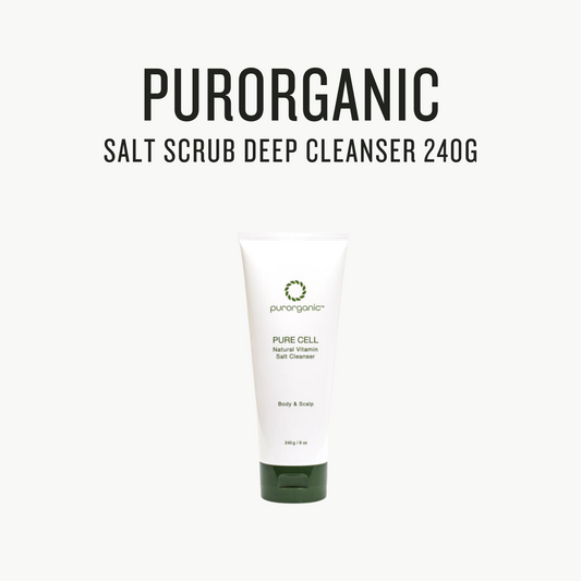 [ PurOrganic ] Salt Scrub Deep Cleanser 240g
