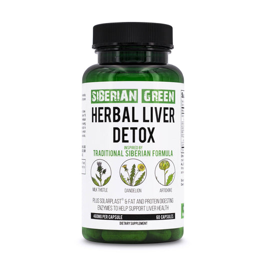 Herbal Liver Detox 60 Caps | Milk Thistle Artichoke Dandelion