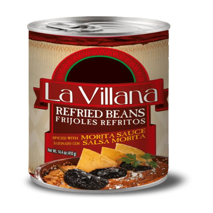 La Villana Refried Beans with Morita Sauce 14.4 oz