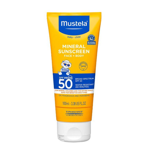 Mustela Mineral Sunscreen SPF 50 - 3.38 Fluid Ounce