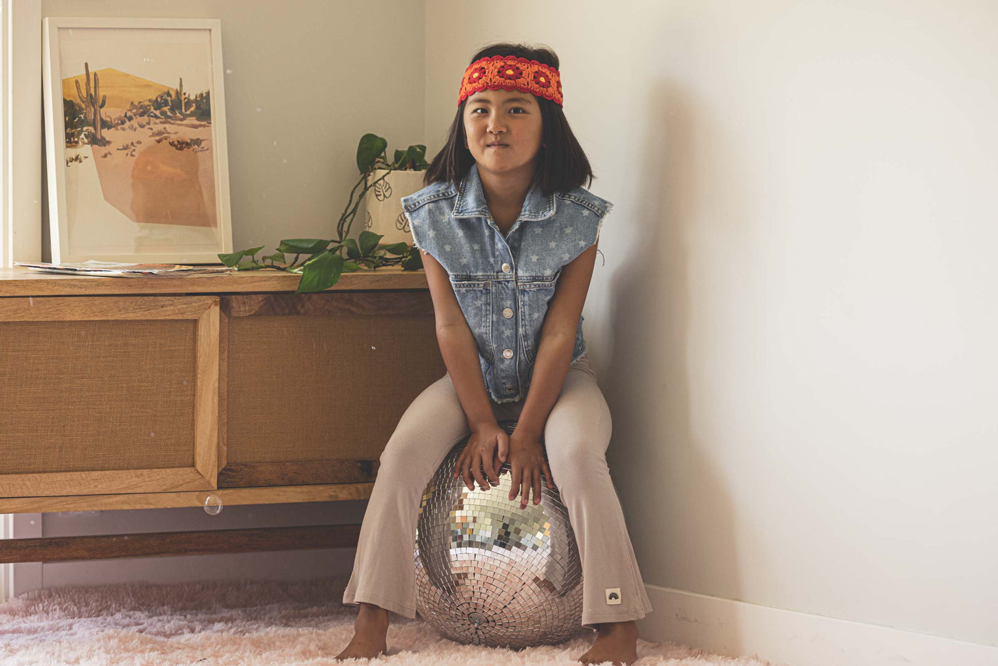 Flared Leggings (Lightweight) - Beige