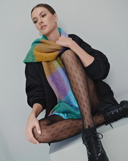 Conte Street 20 Den - Fantasy Thin Women's Tights with two triple dots pattern (21С-97СП)