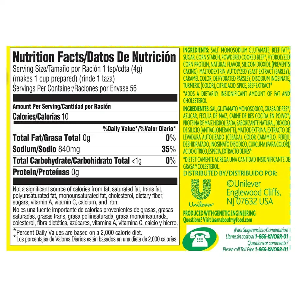 Knorr Granulated Beef  Bouillon 7.9 oz