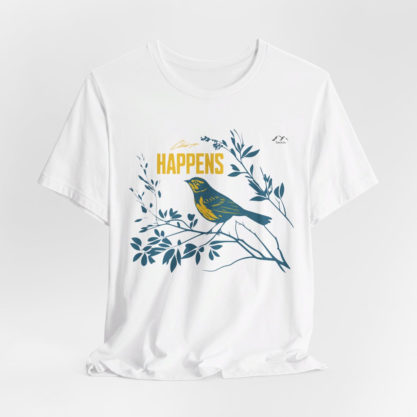 TS-031ML-24 Bird Lover Sparrow Art T Shirt