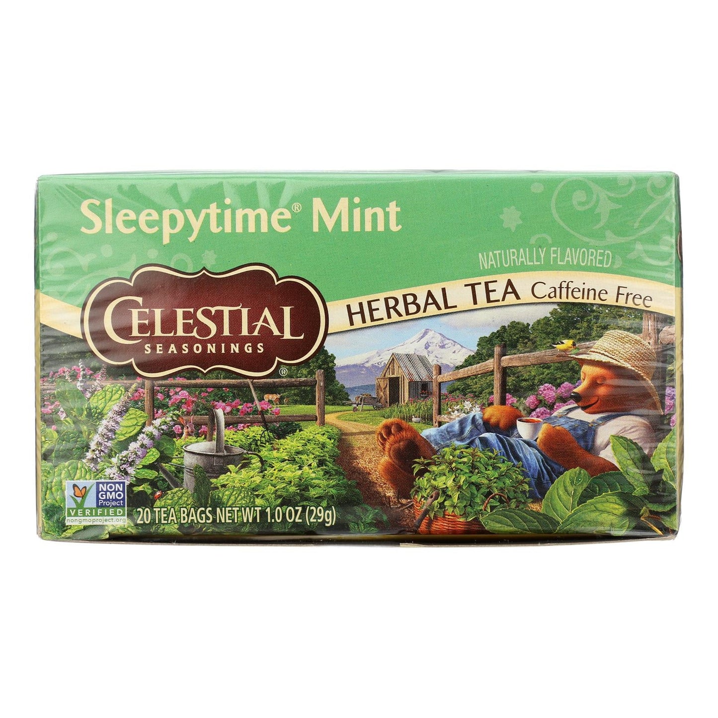 Celestial Seasonings Sleepy Time Herbal Tea, Mint, 20 Tea Bags (Pack of 6 Cases)