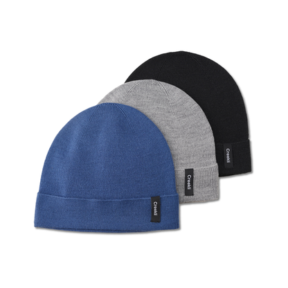 Cuffed Wool Winter Beanie – Unisex Skull Cap for Cold Weather