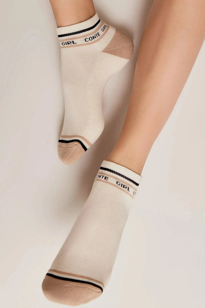 Cotton Ankle Socks Conte Active 572 - Terry Foot
