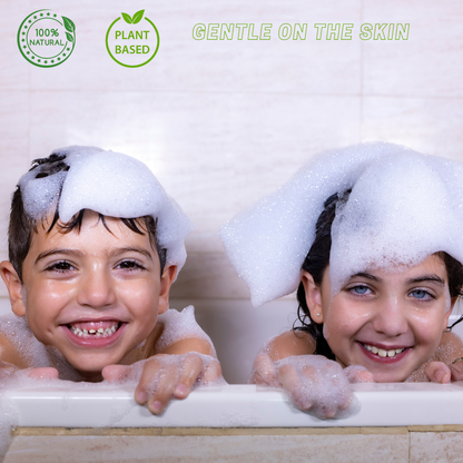 Natural Kid Bath Sponges – Eco-Friendly & Compostable – Fun Animal Shapes